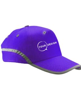 Casquette publicitaire bleu gris personnalisable avec logo