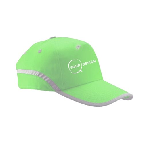 casquette-publicitaire-personnalisee-6-panneaux-vert-gris-tunisie-store-objet-publicitaire