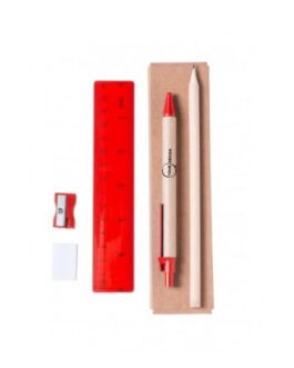 coffret-stylo-ecologique-publicitaire-rouge-tunisie-store-objet-publicitaire.