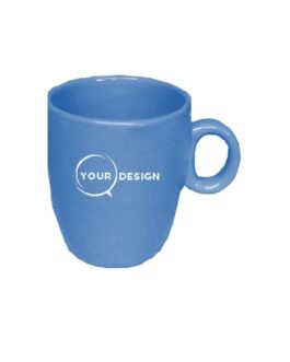 Mug céramique publicitaire bleu clair Tunisie