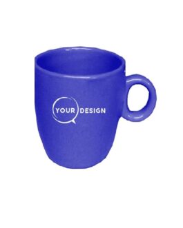 Mug céramique publicitaire bleu foncé