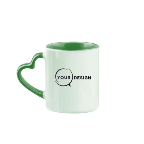 mug-ceramique-sublimable-anse-coeur-vert-tunisie-store-objet-publicitaire