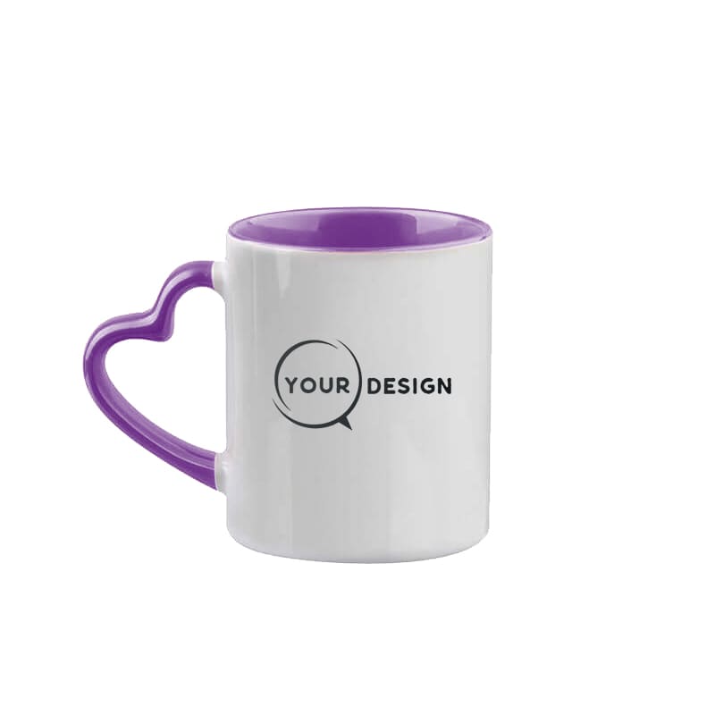 mug-ceramique-sublimable-anse-coeur-violet-tunisie-store-objet-publicitaire