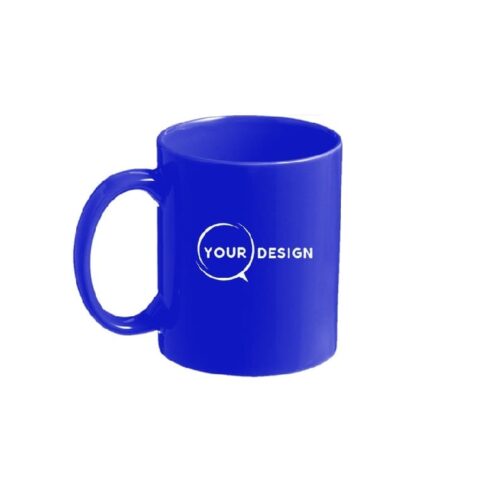 Mug céramique publicitaire sublimable bleu Tunisie