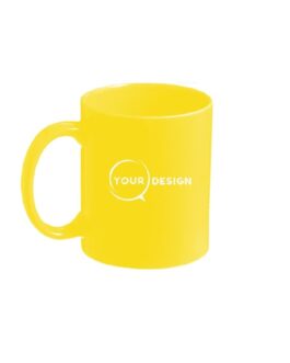 Mug céramique publicitaire sublimable jaune