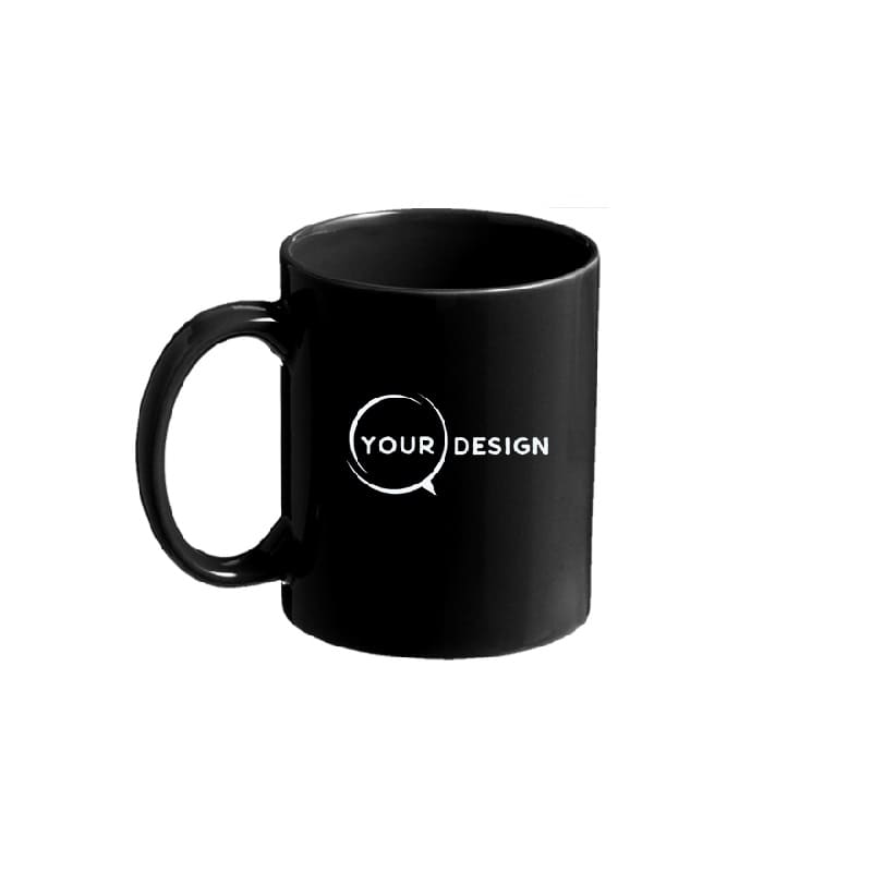 Mug céramique publicitaire sublimable noir Tunisie