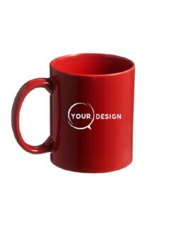 Mug céramique publicitaire sublimable rouge