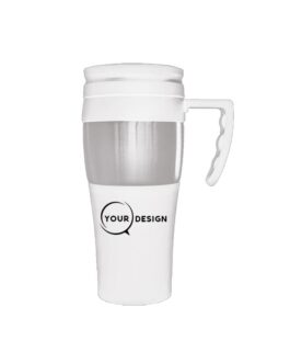 Mug isotherme personnalisable blanc