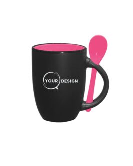 mug-noir-publicitaire-sublimable-interieur-cuillere-rose-tunisie-store-objet-publicitaire