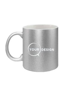 Mug céramique sublimable argenté