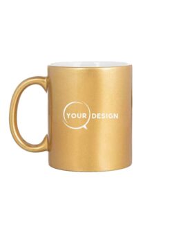 Mug céramique sublimable doré