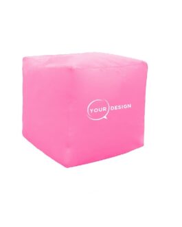 Pouf publicitaire cube