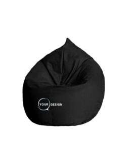 pouf-publicitaire-poire-noir-tunisie-store-objet-publicitaire