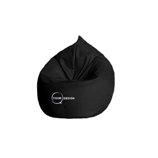 pouf-publicitaire-poire-noir-tunisie-store-objet-publicitaire