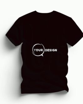 t-shirt-noir-col-rond-publicitaire-personnalise-tunisie-store-objet-publicitaire