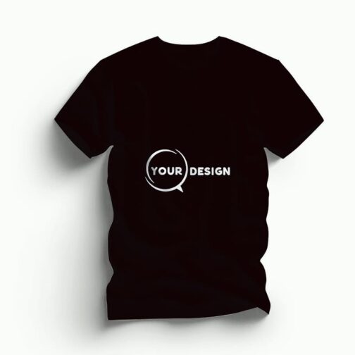 t-shirt-noir-col-rond-publicitaire-personnalise-tunisie-store-objet-publicitaire