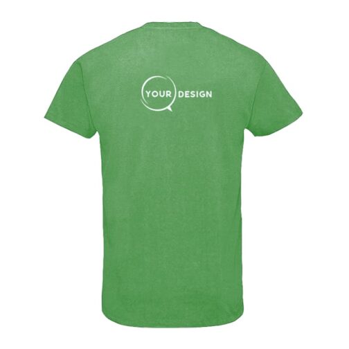 t-shirt-vert-dos-col-v-publicitaire-personnalise-tunisie-store-objet-publicitaire