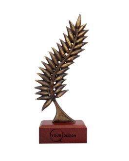 Trophée palme d’or métallique personnalisé