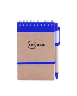 Nnotebook A5 papier recycle stylo publicitaire