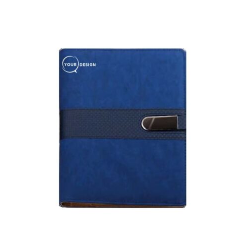 Coffret-notebook-personnalise-bleu-tunisie-store-objet-publicitaire