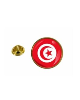 Pin’s drapeau Tunisie rond