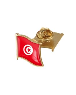 Pin’s drapeau Tunisie flottant