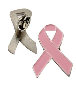 Pin’s ruban rose clair cancer du sein