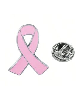 Pin’s ruban rose clair cancer du sein