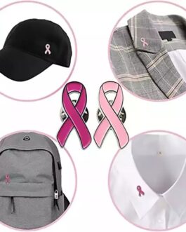 Pin’s ruban rose clair cancer du sein