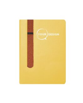 agenda-personnalise-jaune-tunisie-store-objet-publicitaire.