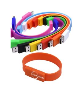 Clé USB bracelet en silicone publicitaire