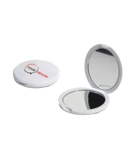 Miroir double de poche publicitaire