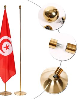 Drapeau support métallique galvanisé Tunisie