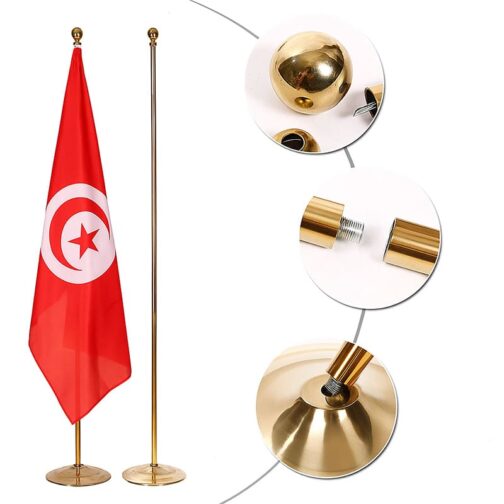 Drapeau support métallique galvanisé Tunisie