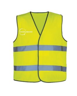 Gilet de signalisation fluo jaune