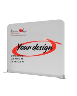 Tube banner wall personnalisé