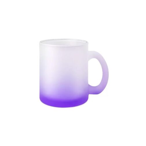 Mug verre transparent sablé dégradé sublimable – Image 8