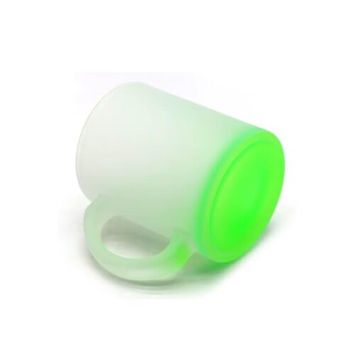 Mug verre transparent sablé dégradé sublimable – Image 6