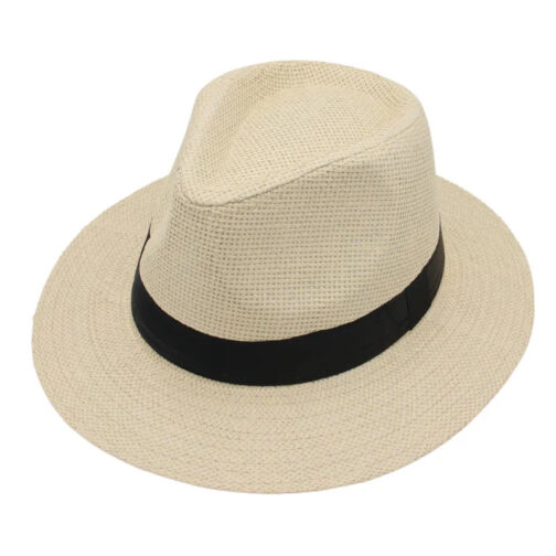 Chapeau en paille de papier publicitaire personnlaisé – Image 2