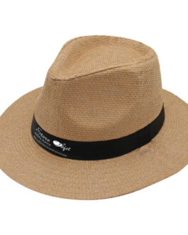 Chapeau en paille de papier publicitaire personnlaisé