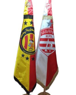Drapeau support en bois 2 mètres