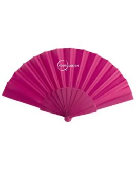 Eventail publicitaire polyester 6 couleurs personnalisé Tunisie