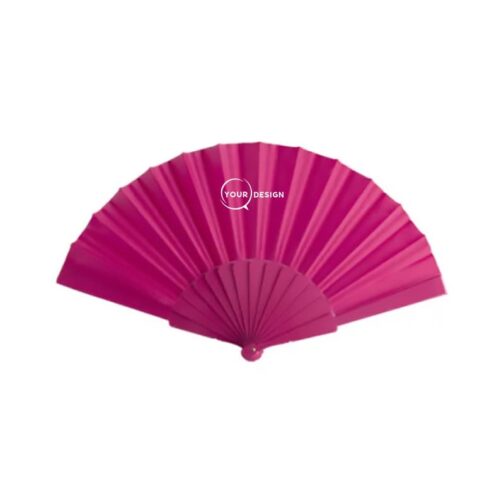 Eventail publicitaire polyester 6 couleurs personnalisé Tunisie – Image 2