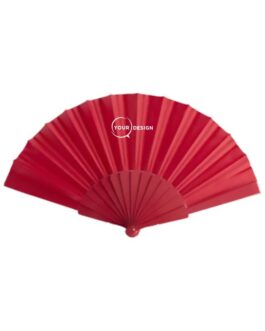 Eventail publicitaire polyester 6 couleurs personnalisé Tunisie