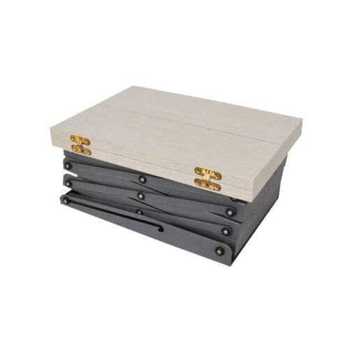Porte-brochures pliable avec table – Image 2