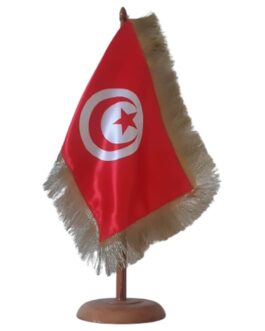 Drapeau de bureau bois personnalisé