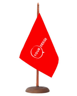 Drapeau de bureau bois personnalisé