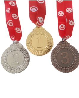 Médaille 1, 2 et 3 position ruban Tunisie