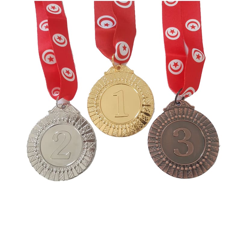 medaille-personnalisee-1-2-3-position-ruban-rouge-tunisie-store-objet-publicitaire