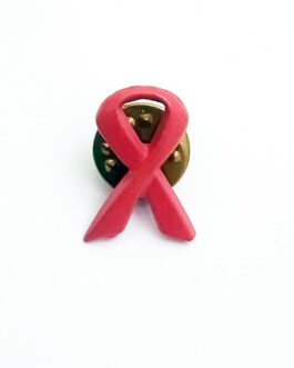 Pins métallique ruban octobre rose